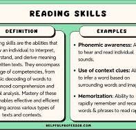 reading skills